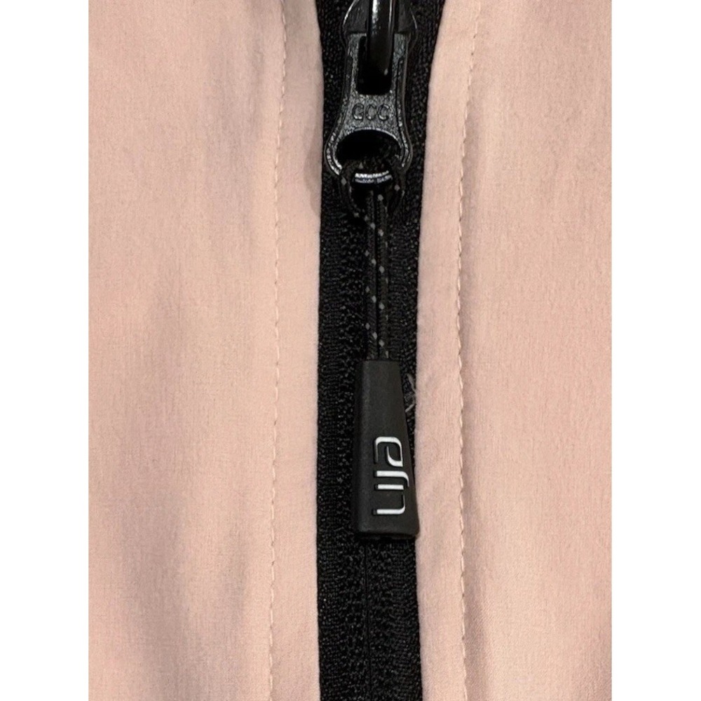 Lija Golf Pullover 1/2 Zip Outerwear Jacket Athleisure Pink Black Accent Medium - Picture 9 of 16